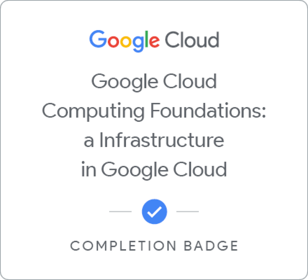 Infrastructure in Google Cloud