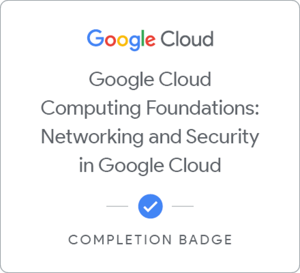 Networking & Security in Google Cloud