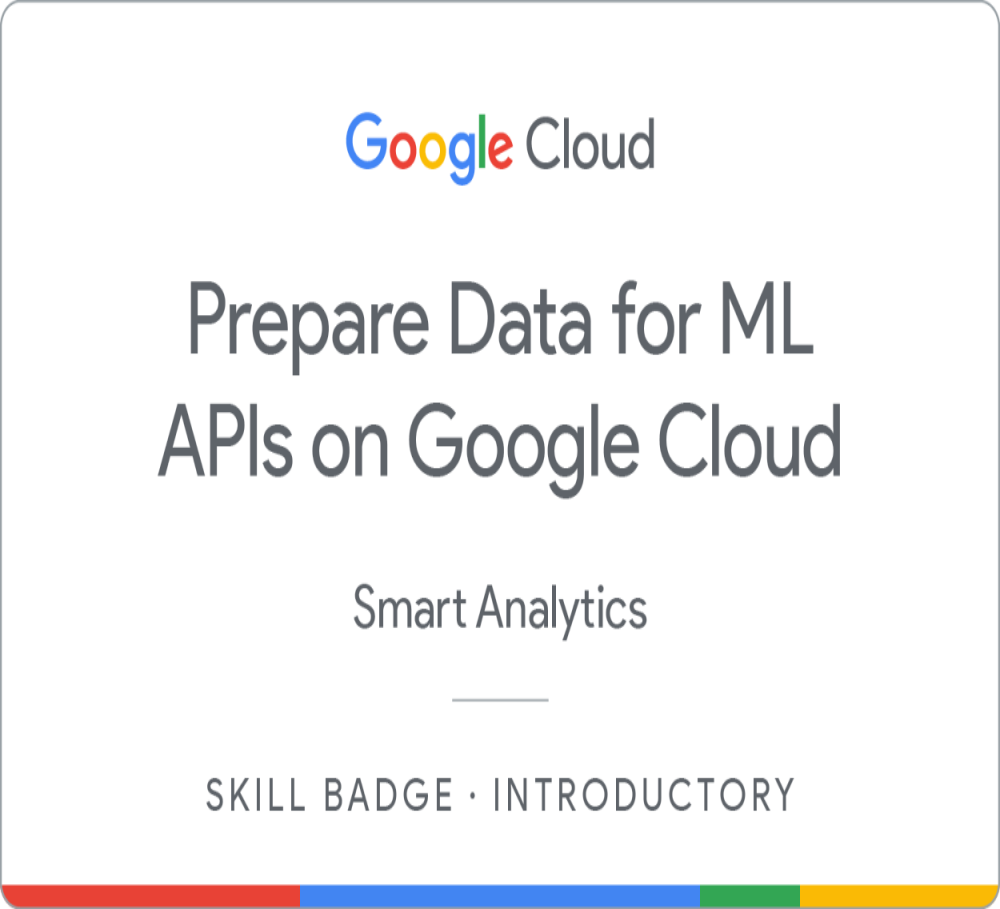 Prepare Data for ML APIs on Google Cloud